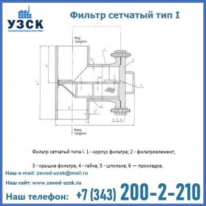 Фильтр сетчатый ФС по Т-ММ-11-2003 в Ульяновске
