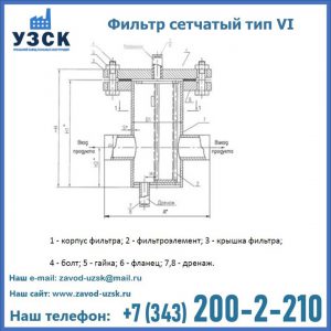 Фильтр сетчатый ФС по Т-ММ-11-2003 в Ульяновске